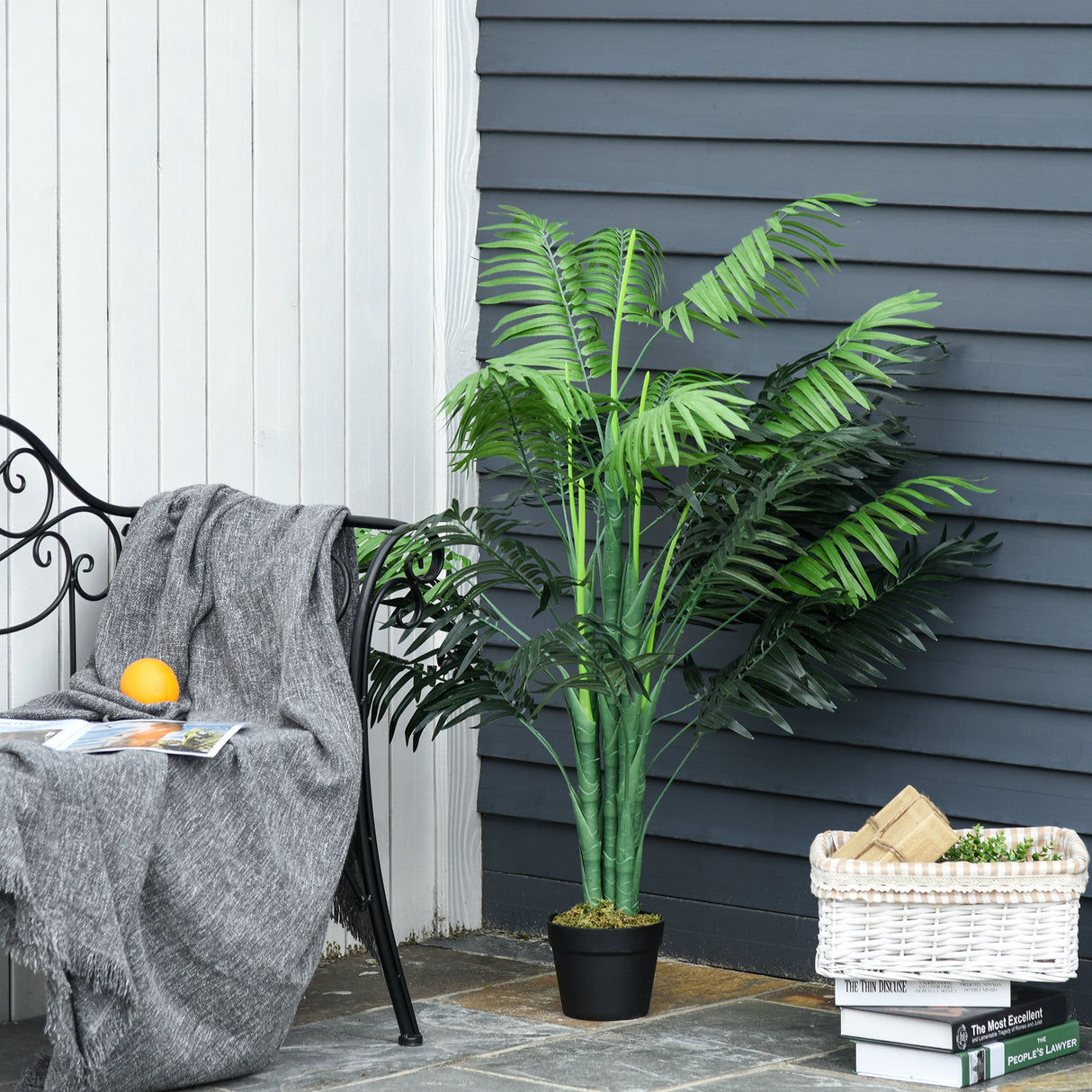 125cm Artificial Palm Tree – 18 Leaves