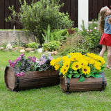 2PCs Wooden Planter Box Set
