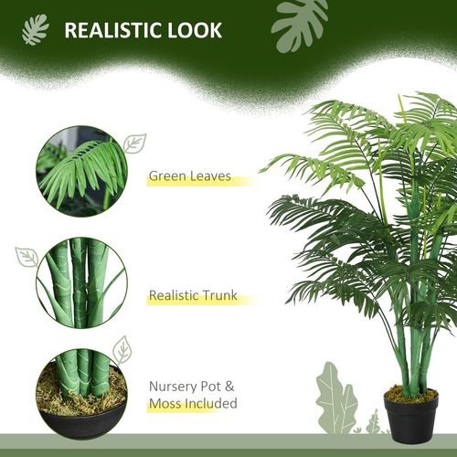 125cm Artificial Palm Tree – 18 Leaves