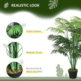 125cm Artificial Palm Tree – 18 Leaves