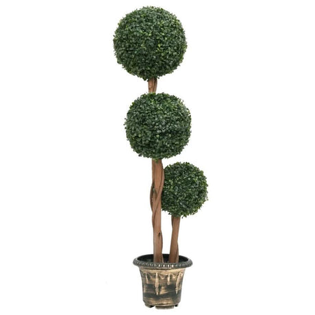 Artificial Boxwood Plant with Pot – Ball Shaped