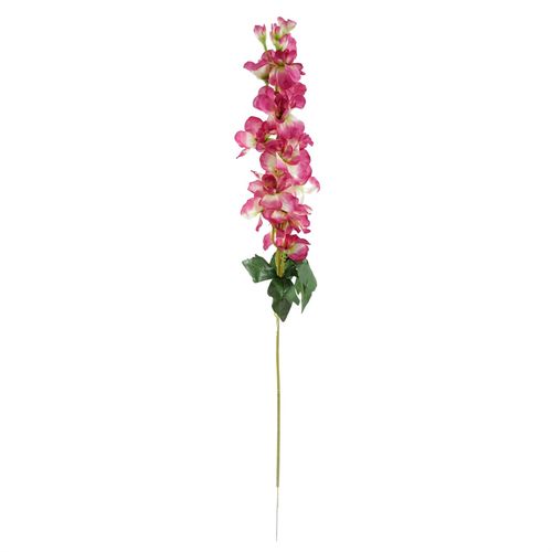 70cm Artificial Delphinium Arrangement – Pink Vase