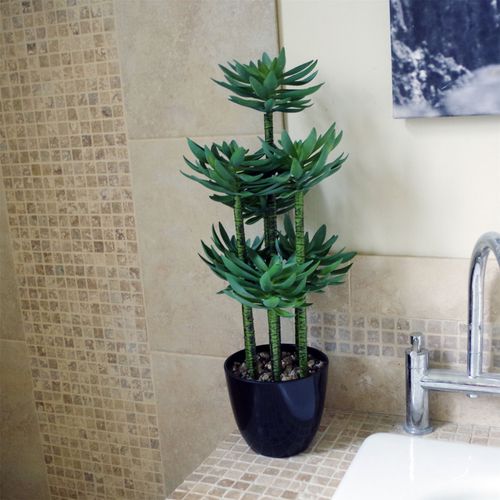 60cm Artificial Tropical Yukka Palm in Planter
