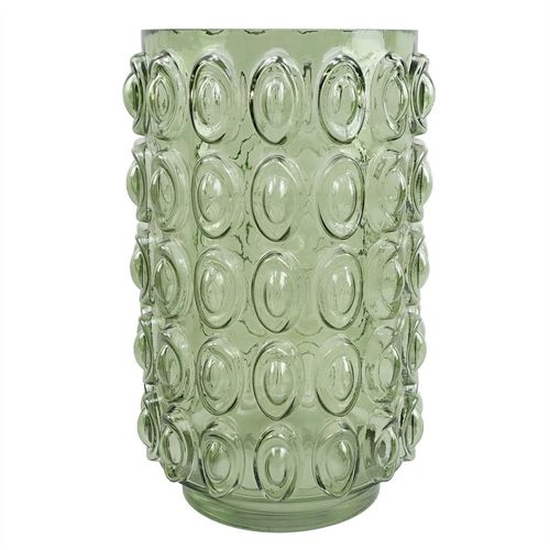 55cm Artificial Chrysanthemum Glass Retro Vase Arrangement