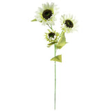100cm White Artificial Sunflower Arrangement