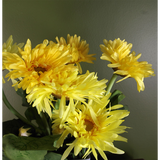 Artificial Potted Daisy Flowering Plant – Yellow