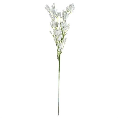 80cm Amethyst Vase with Artificial Orchids and Foliage