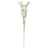 80cm Amethyst Vase with Artificial Orchids and Foliage