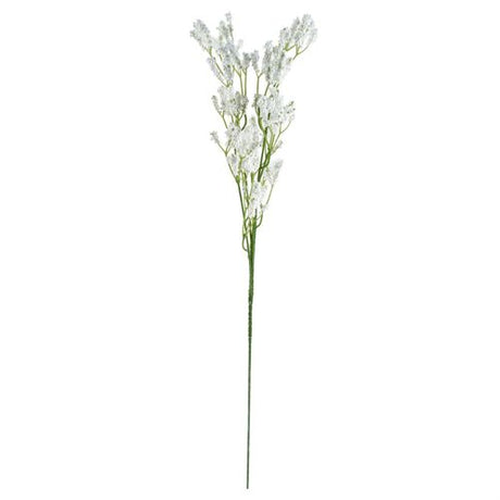 80cm Amethyst Vase with Artificial Orchids and Foliage