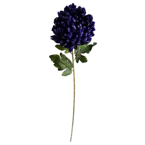 80cm Purple Chrysanthemum Arrangement with Vase