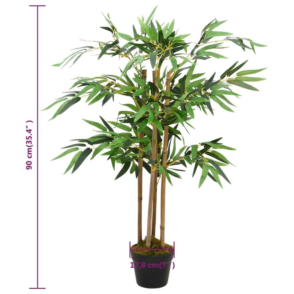 Artificial Bamboo Plant Twiggy with Pot – 90cm