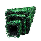 Set of 3 Artificial Boxwood Pyramid Topiary Trees