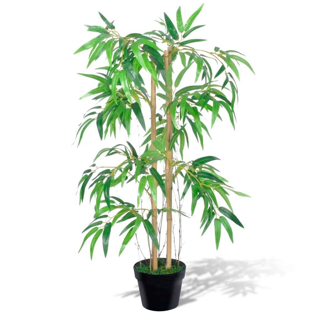 Artificial Bamboo Plant Twiggy with Pot – 90cm
