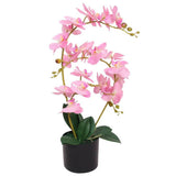 Artificial Orchid Plant with Pot